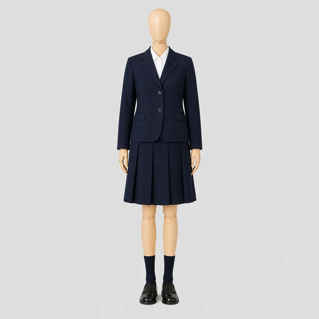 川越女子高校の制服のイメージ