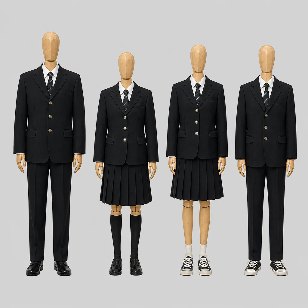 三郷高校の制服のイメージ