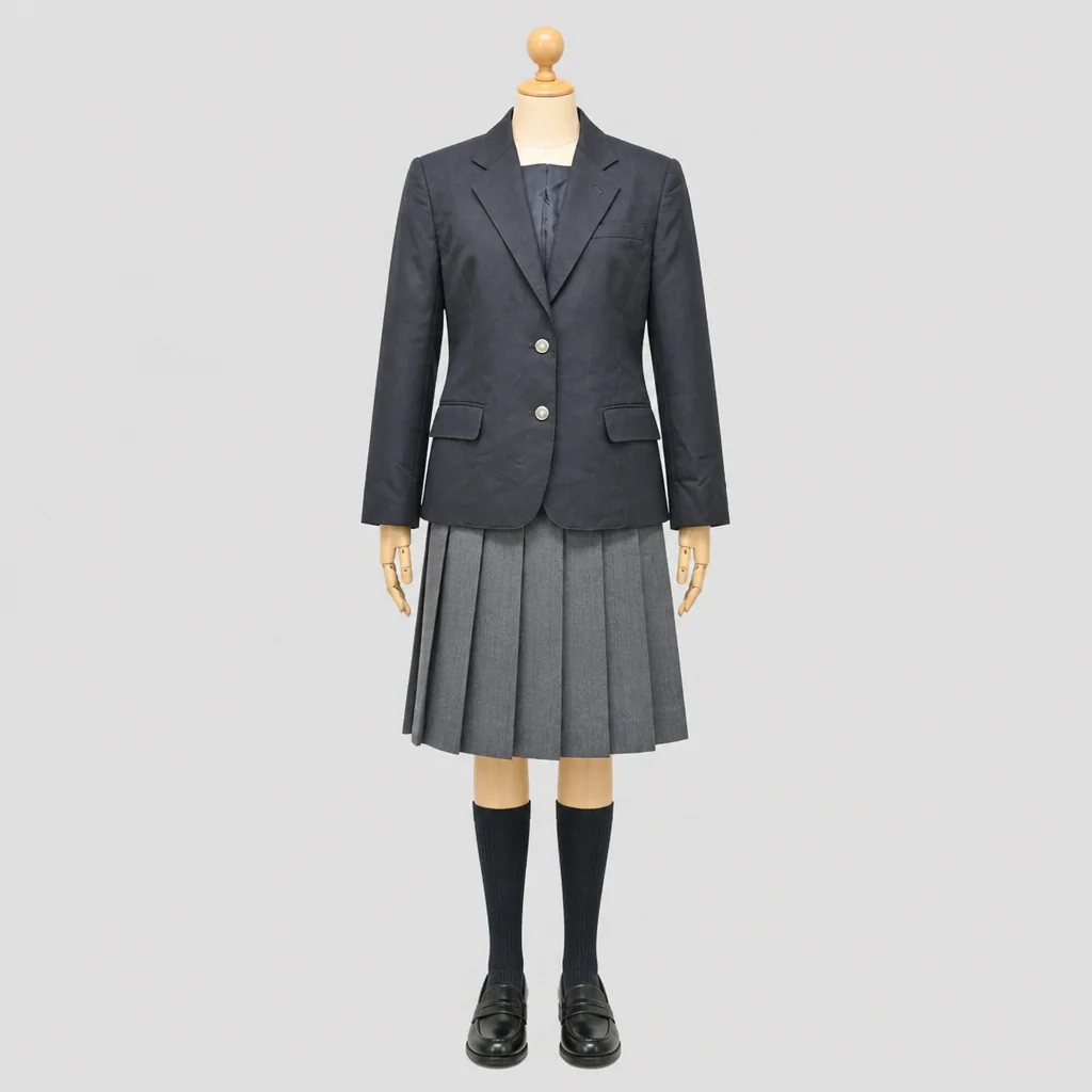 白岡高校の制服のイメージ