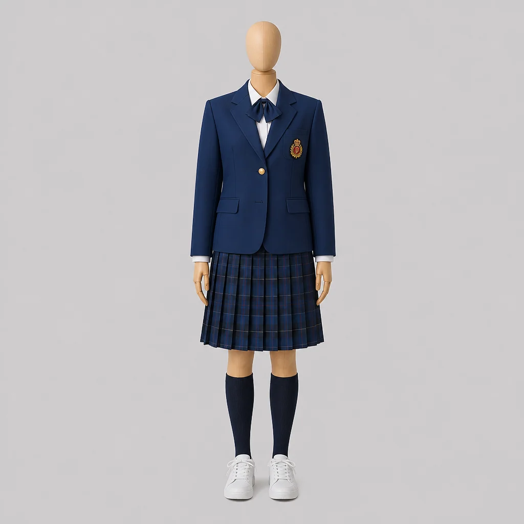 大川学園高校の制服のイメージ