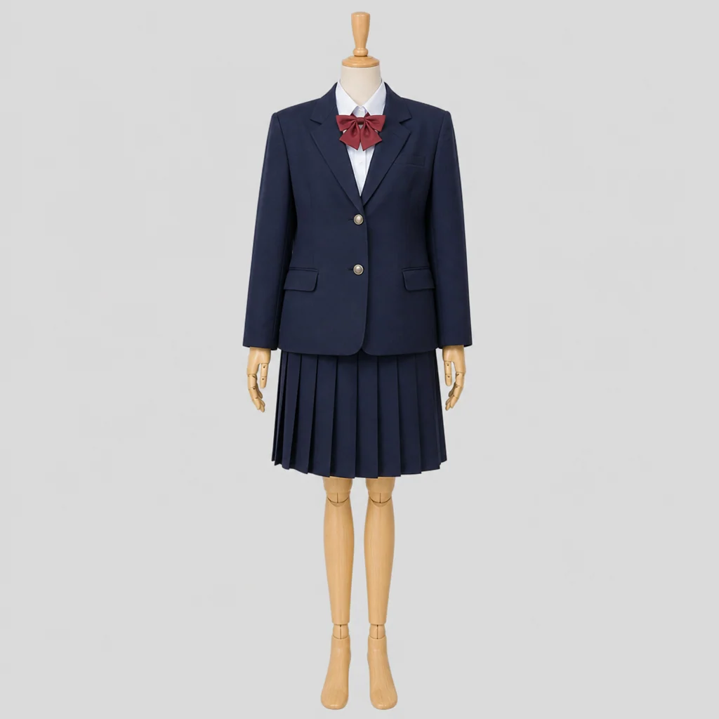 船橋二和高校の制服のイメージ