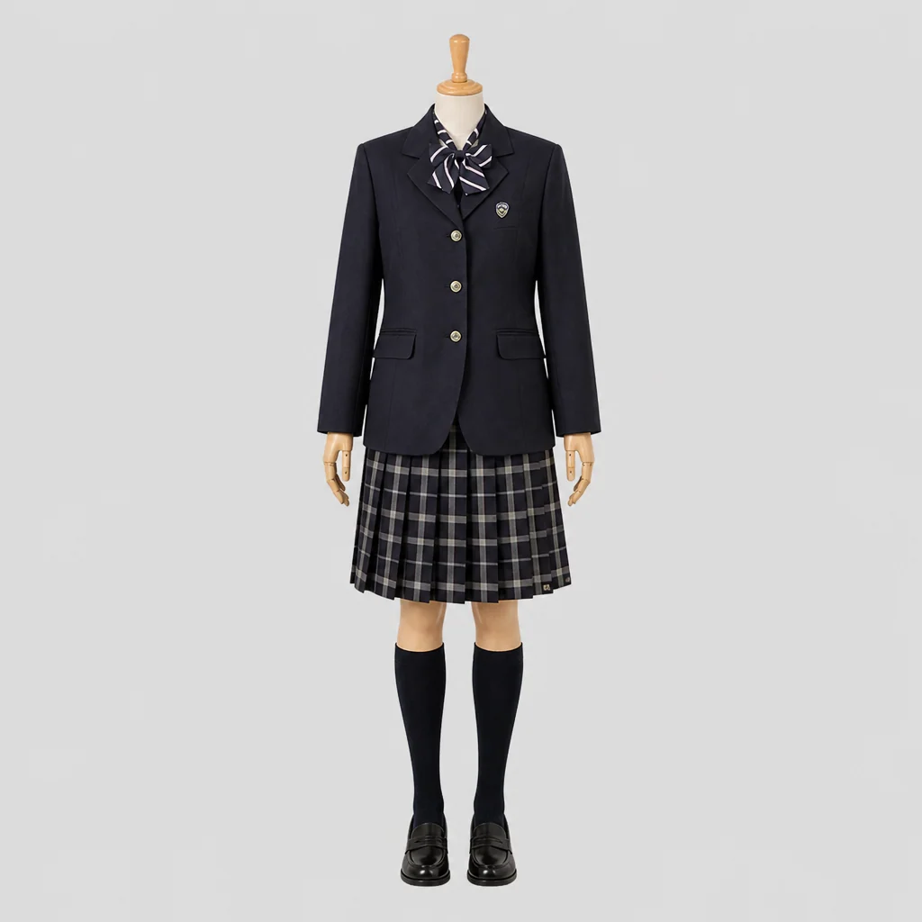 八千代西高校の女子の制服のイメージ