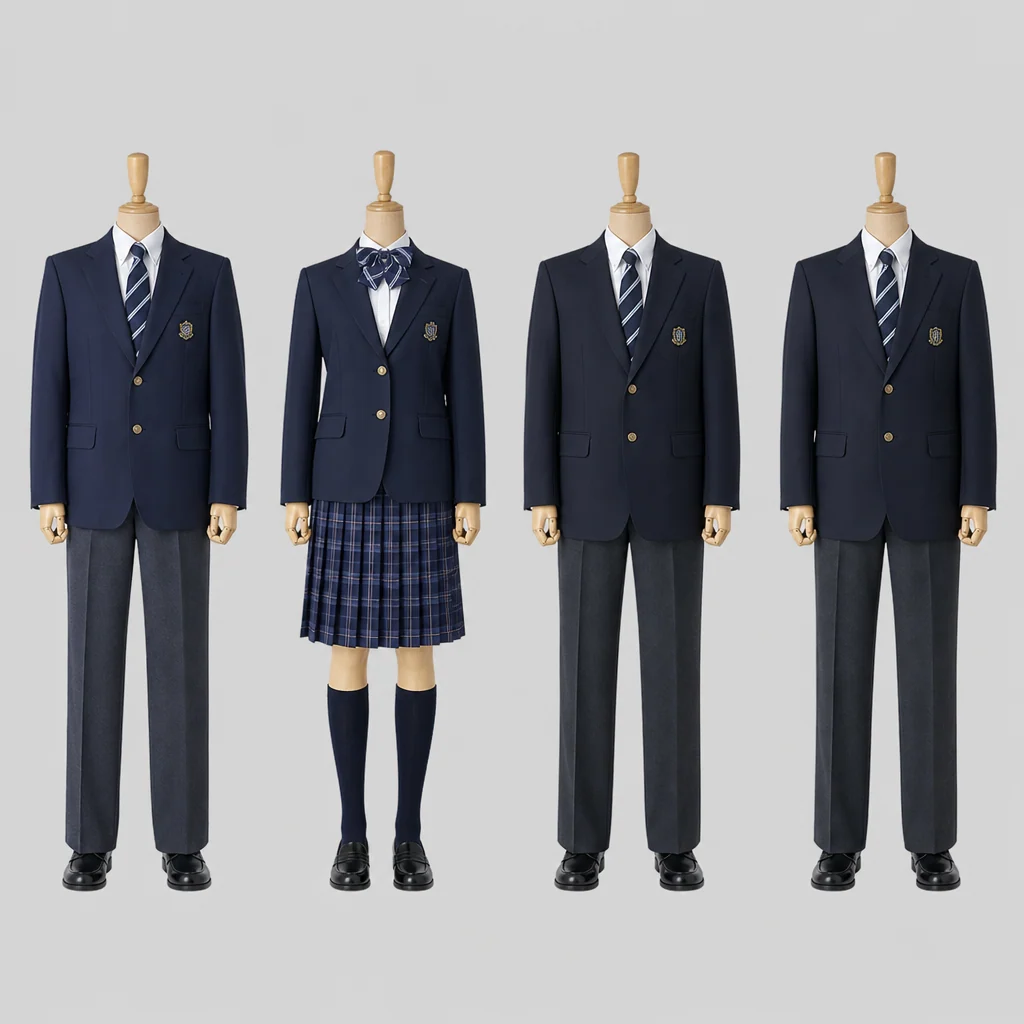 八街高校の制服のイメージ