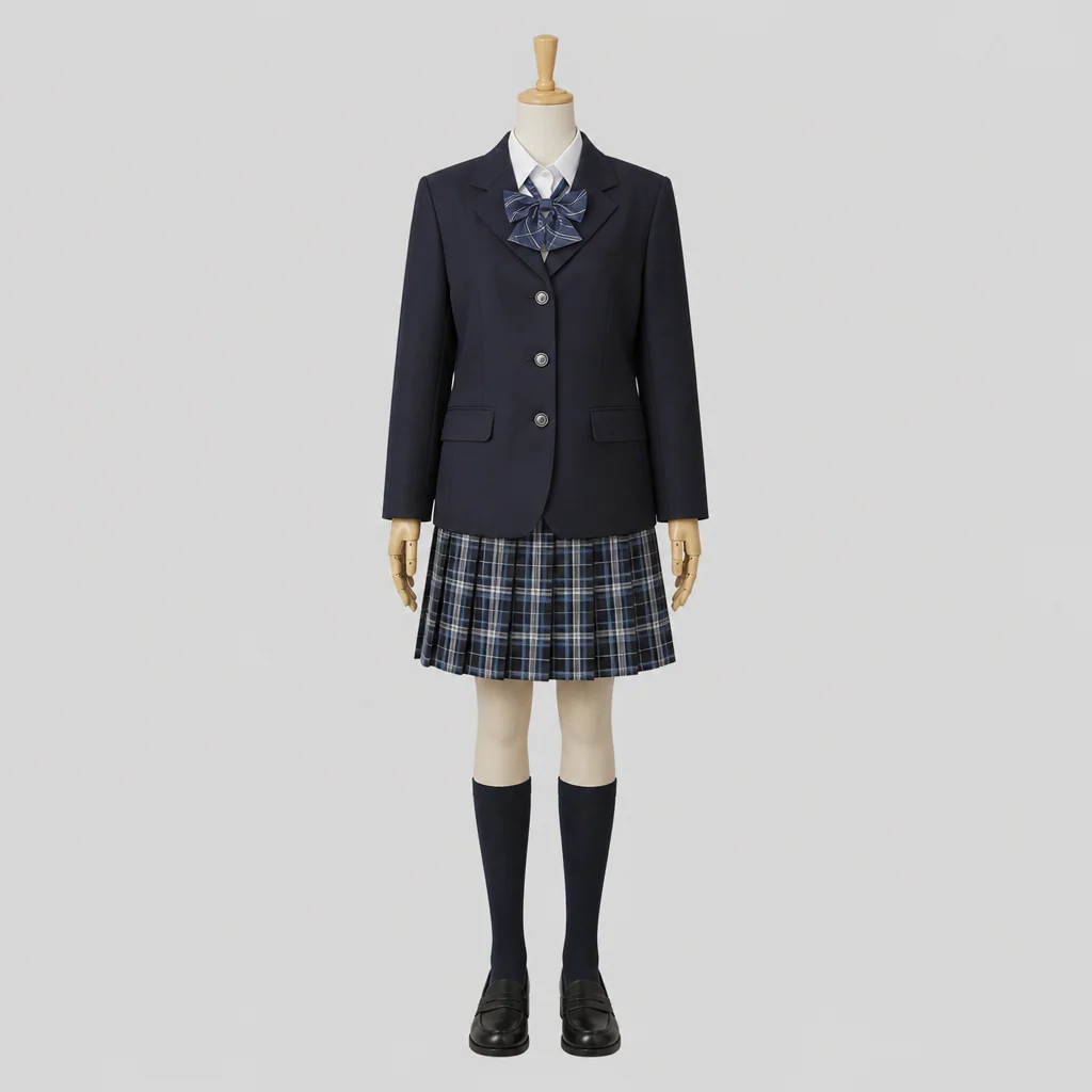 小見川高校の女子の制服のイメージ