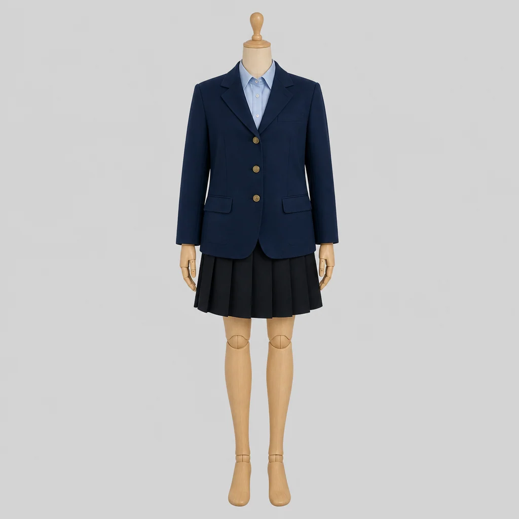 稲毛高校の制服のイメージ