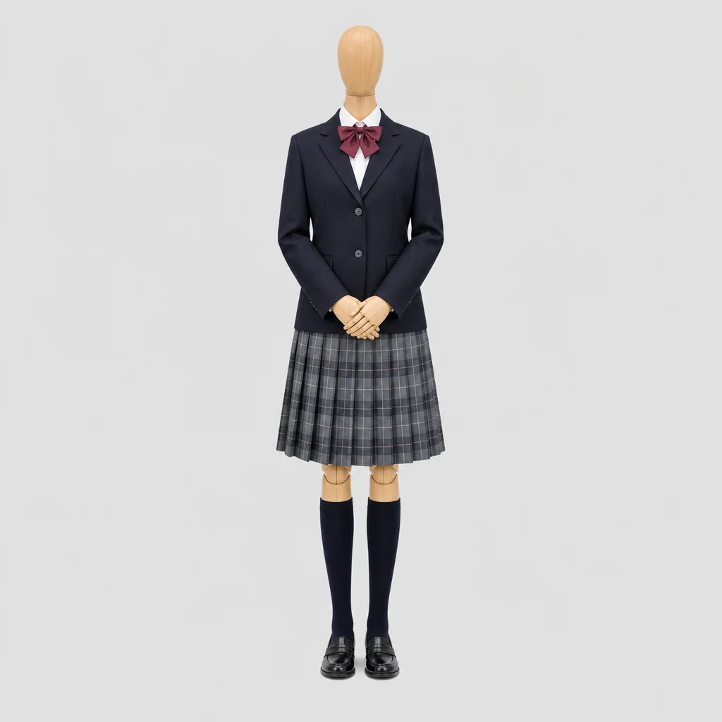 千葉聖心高校の女子の制服のイメージ
