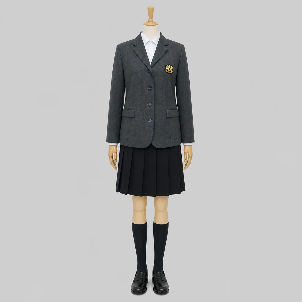 暁星国際高校の女子の制服のイメージ
