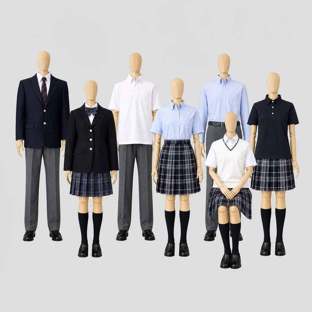 茂原北陵高校の制服のイメージ