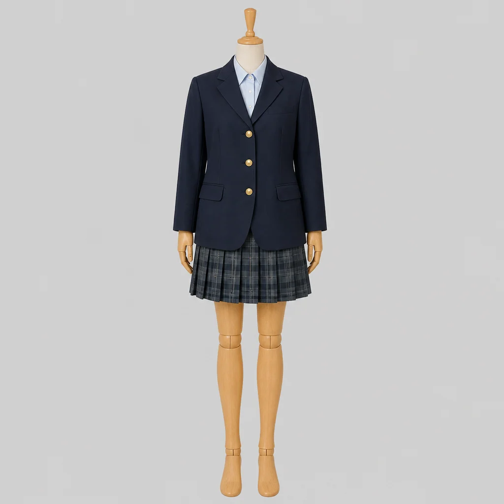 杉並総合高校の女子の制服のイメージ