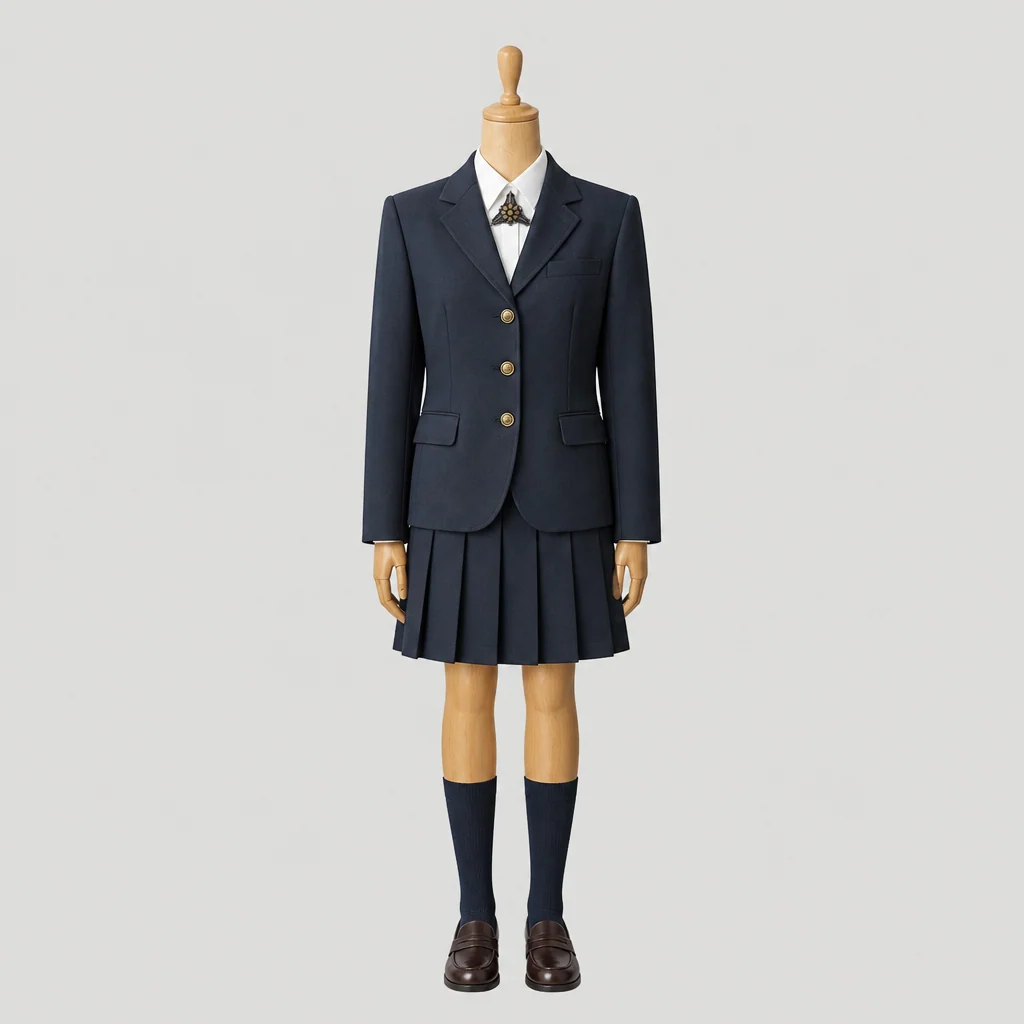 北園高校の女子の制服のイメージ