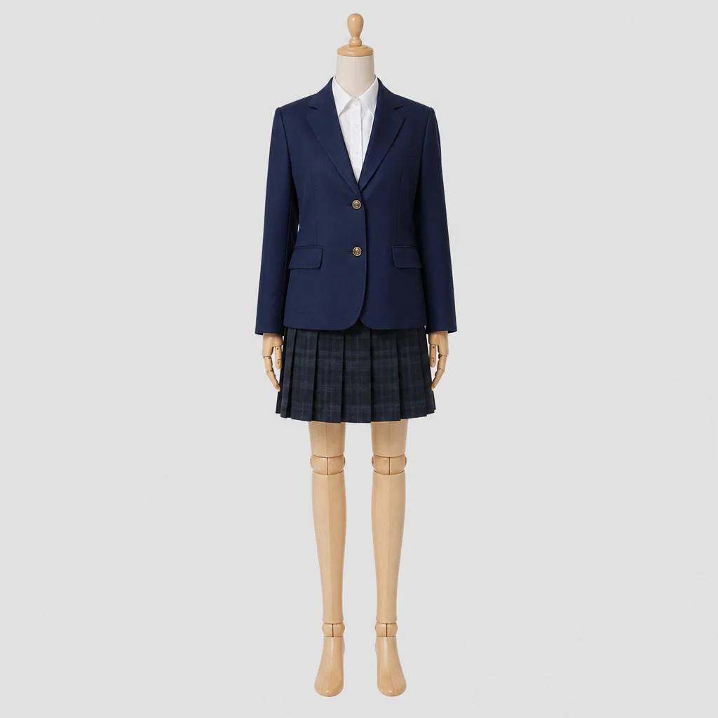 板橋高校の女子の制服のイメージ