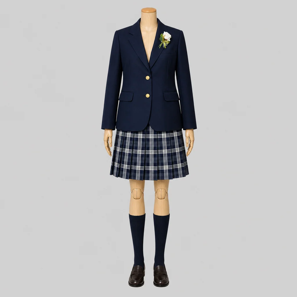大山高校の制服のイメージ
