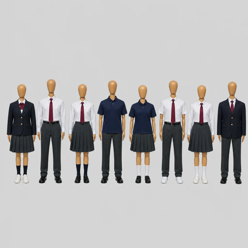 忍岡高校の制服のイメージ