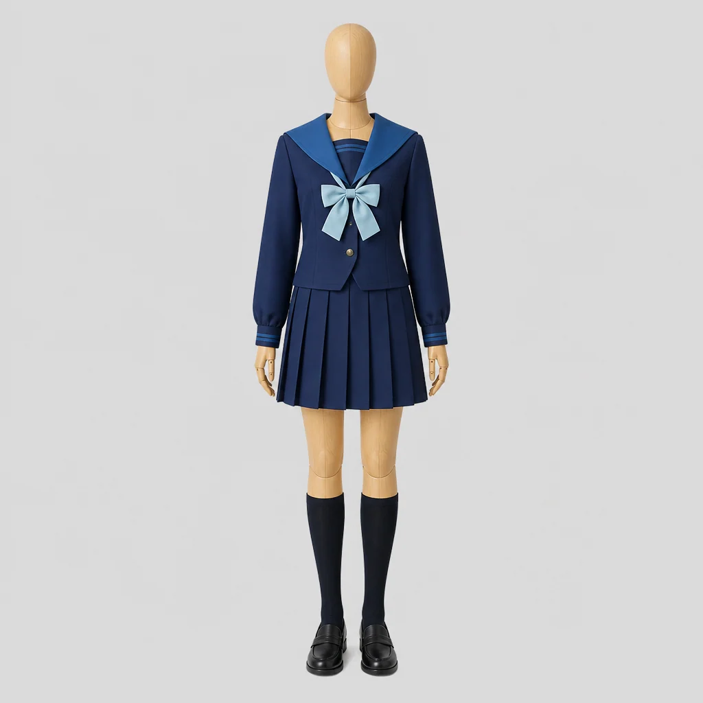 晴海総合高校の女子の制服のイメージ