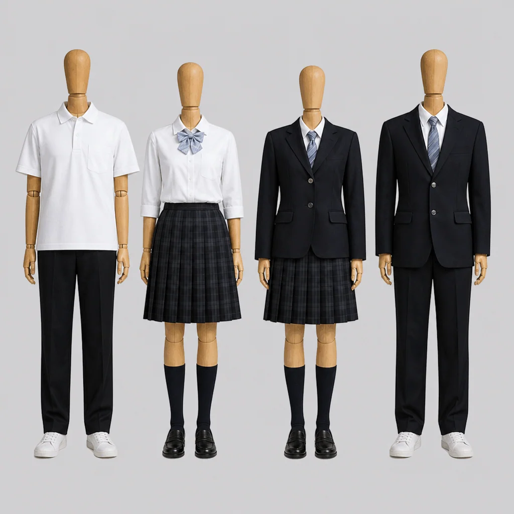 足立工科高校の制服のイメージ