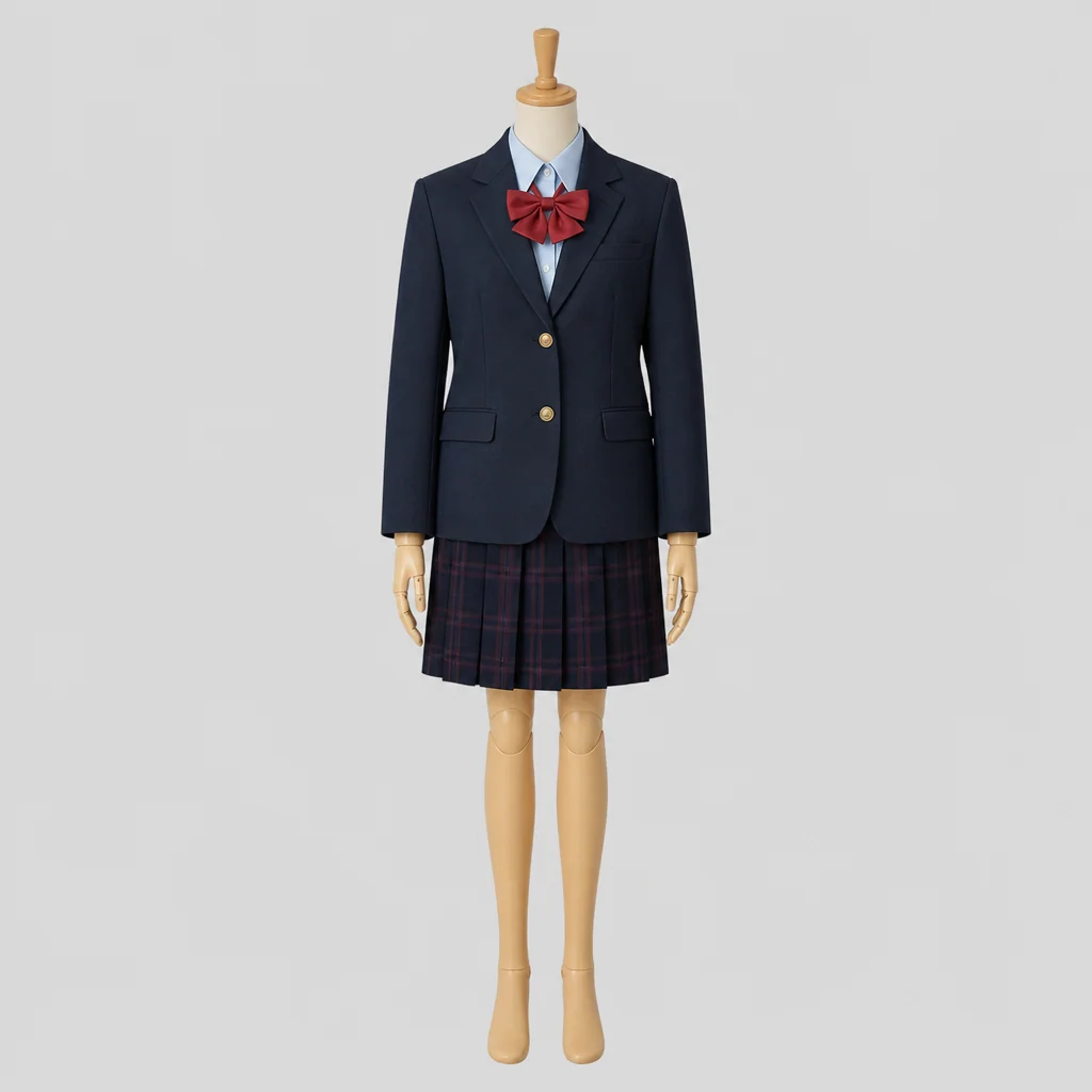 八王子北高校の女子の制服のイメージ