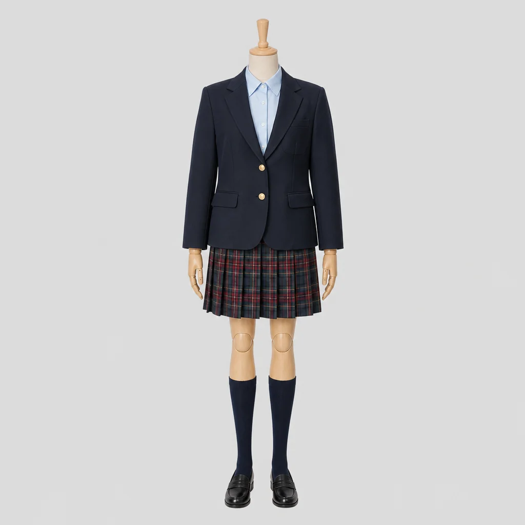 山崎高校の女子の制服のイメージ
