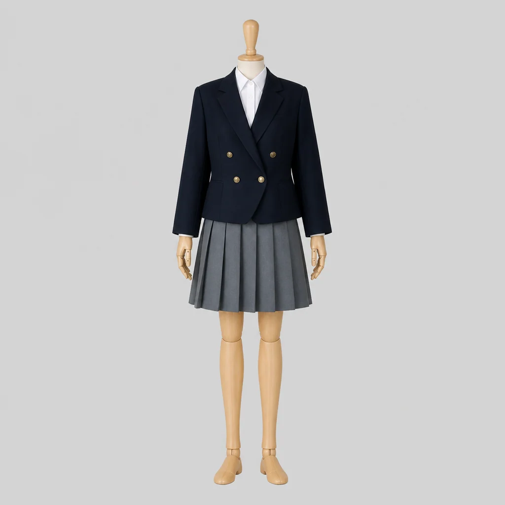 東村山高校の女子の制服のイメージ
