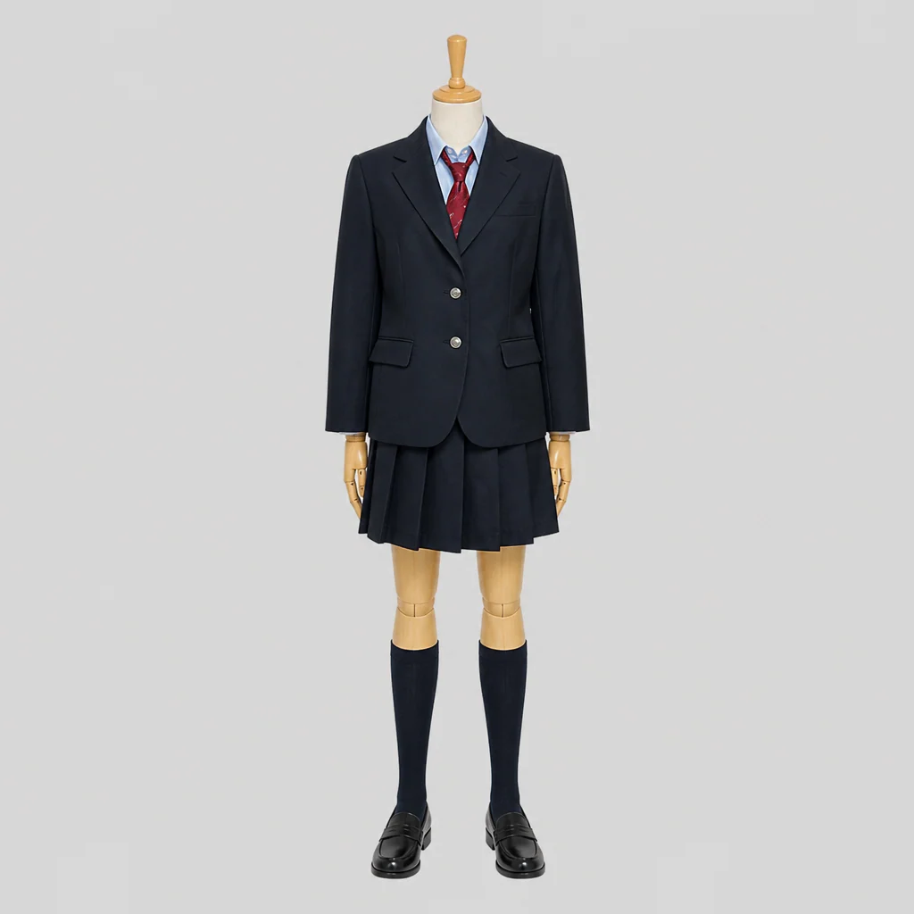 東久留米総合高校の女子の制服のイメージ