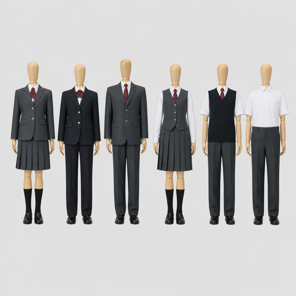 府中工科高校の制服のイメージ