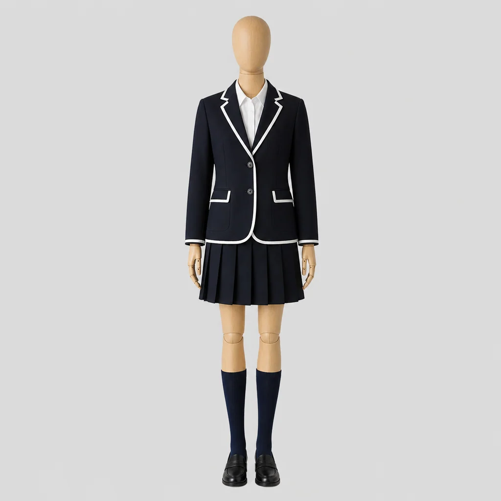 新島高校の女子の制服のイメージ