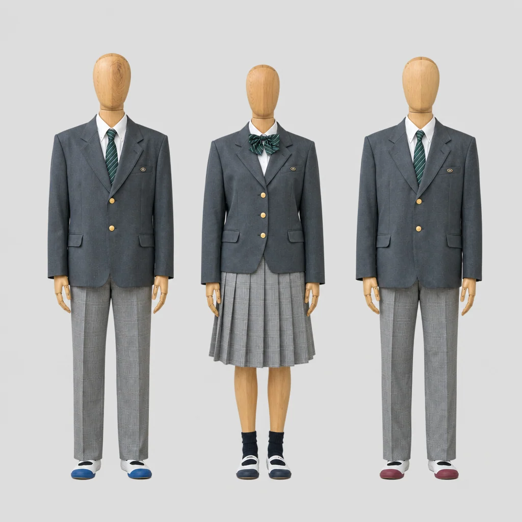 八丈高校の制服のイメージ