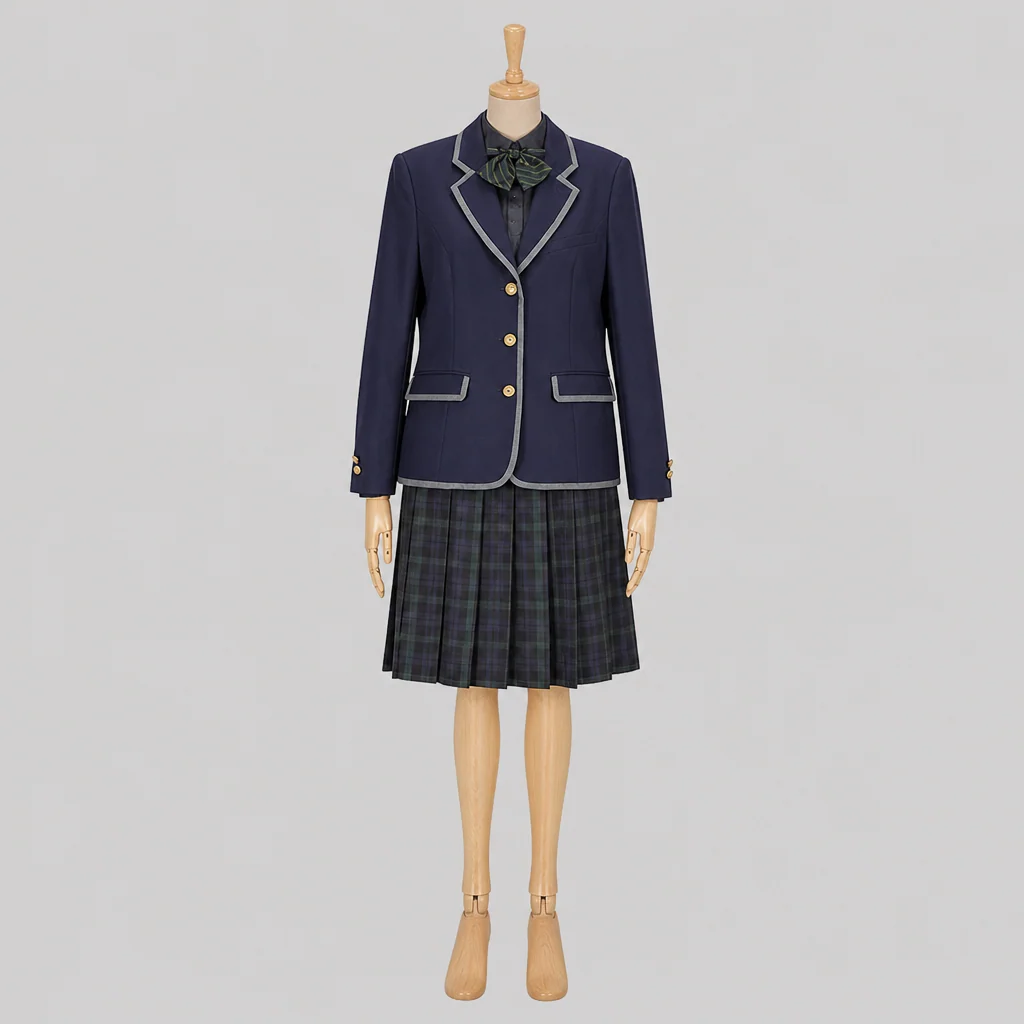 上野学園高校の女子の制服のイメージ