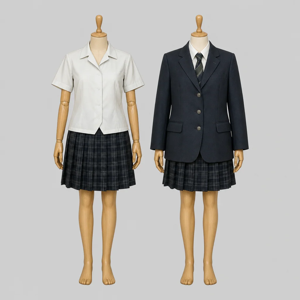 安田学園高校の制服のイメージ