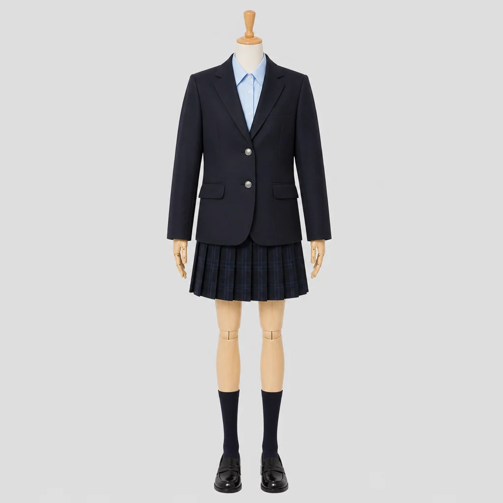 目黒学院高校の制服のイメージ