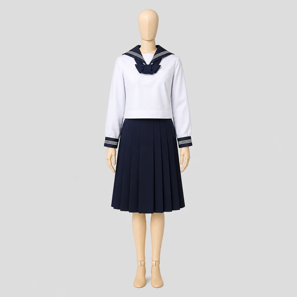 豊島岡女子学園高校の女子の制服のイメージ