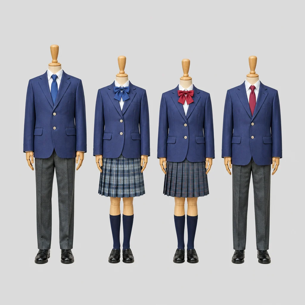 北里大学附属順天高校の制服のイメージ
