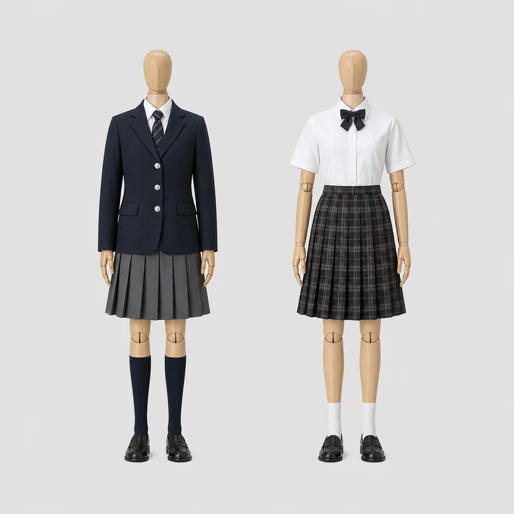 愛国高校の制服のイメージ