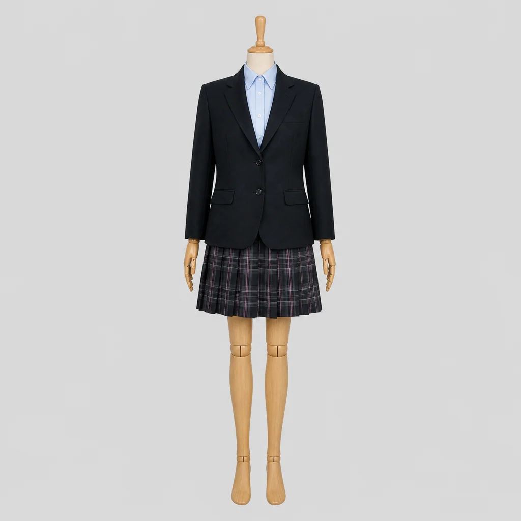 共立女子第二高校の制服のイメージ