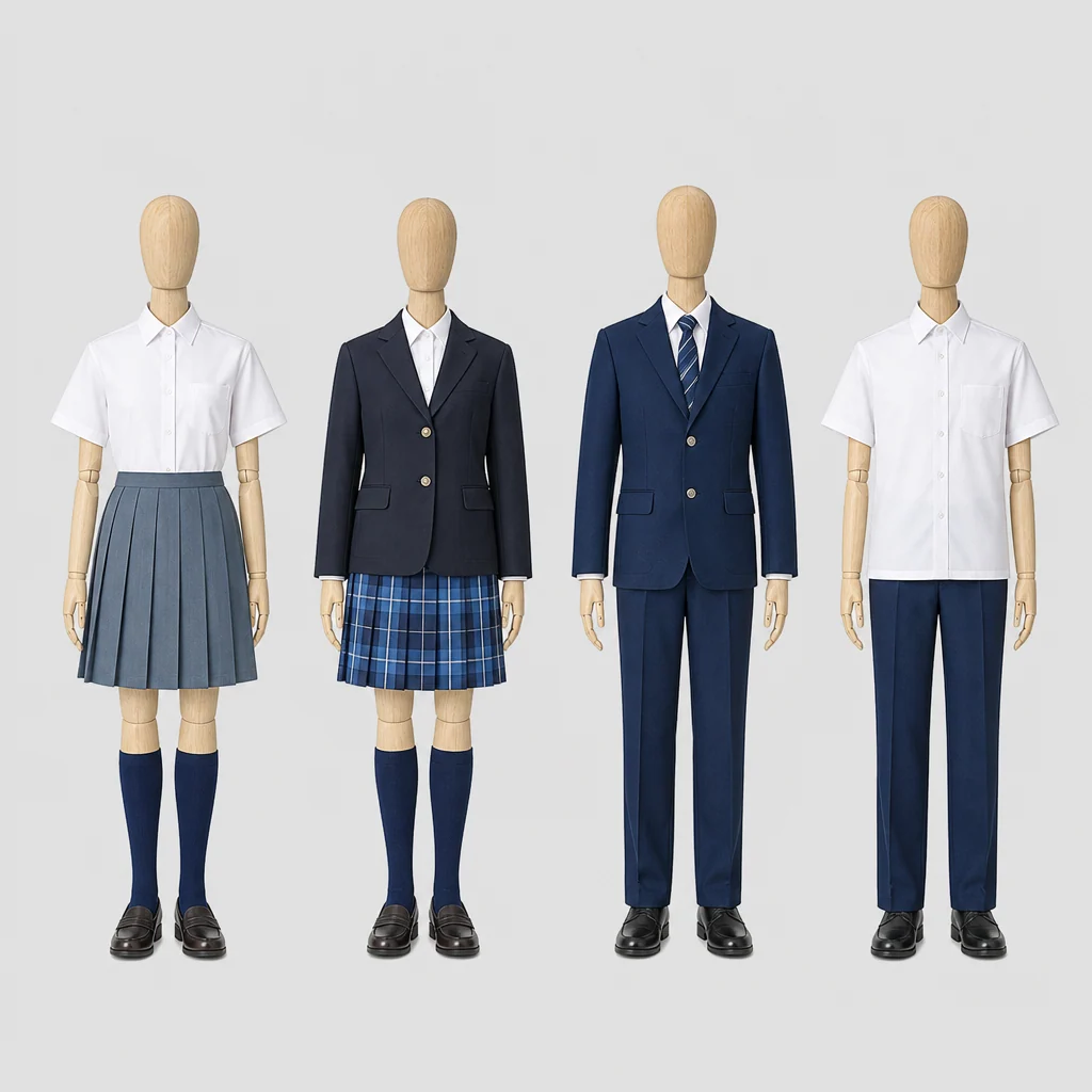 玉川学園高等部の制服のイメージ