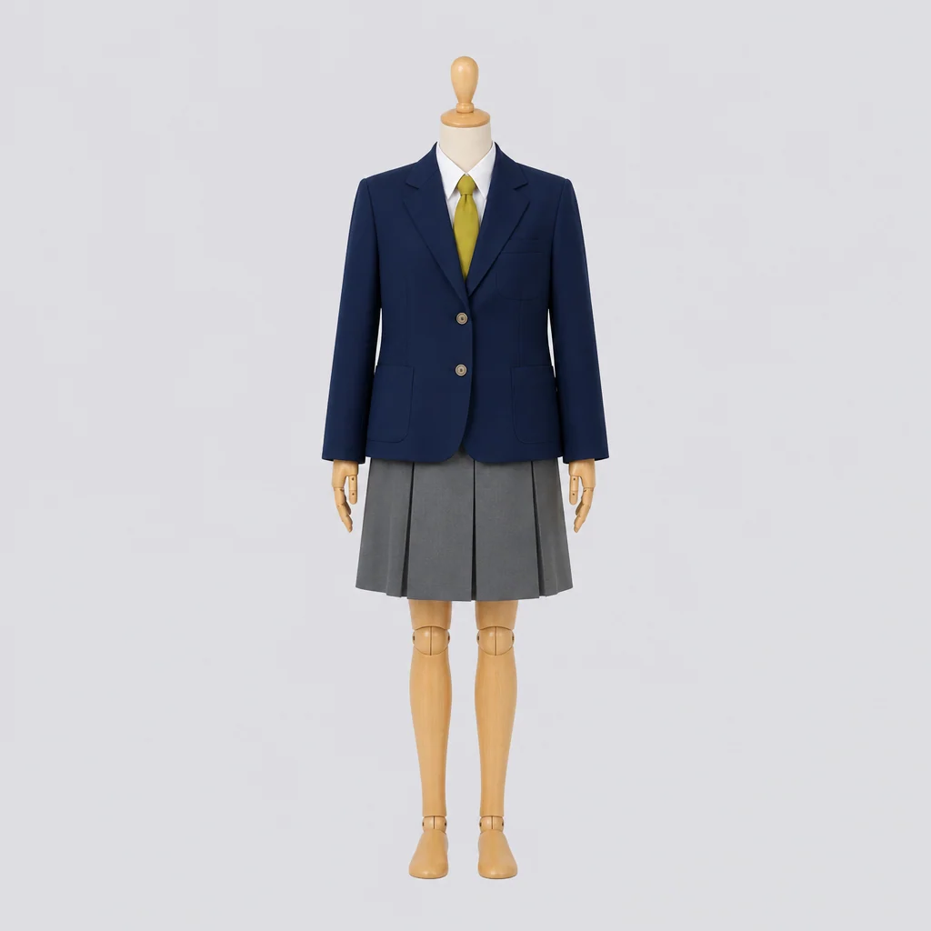 国際基督教大学高校の女子の制服のイメージ