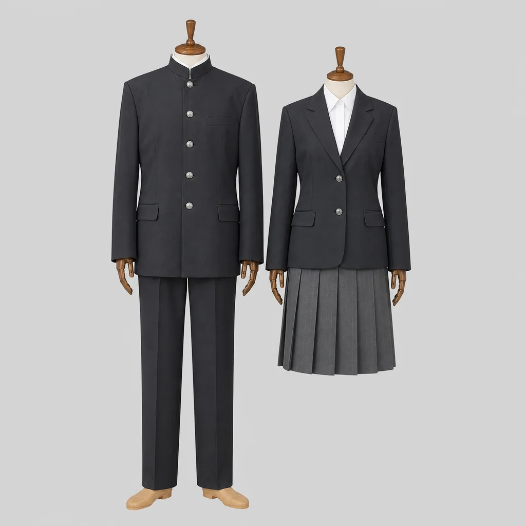 横浜南陵高校の制服のイメージ