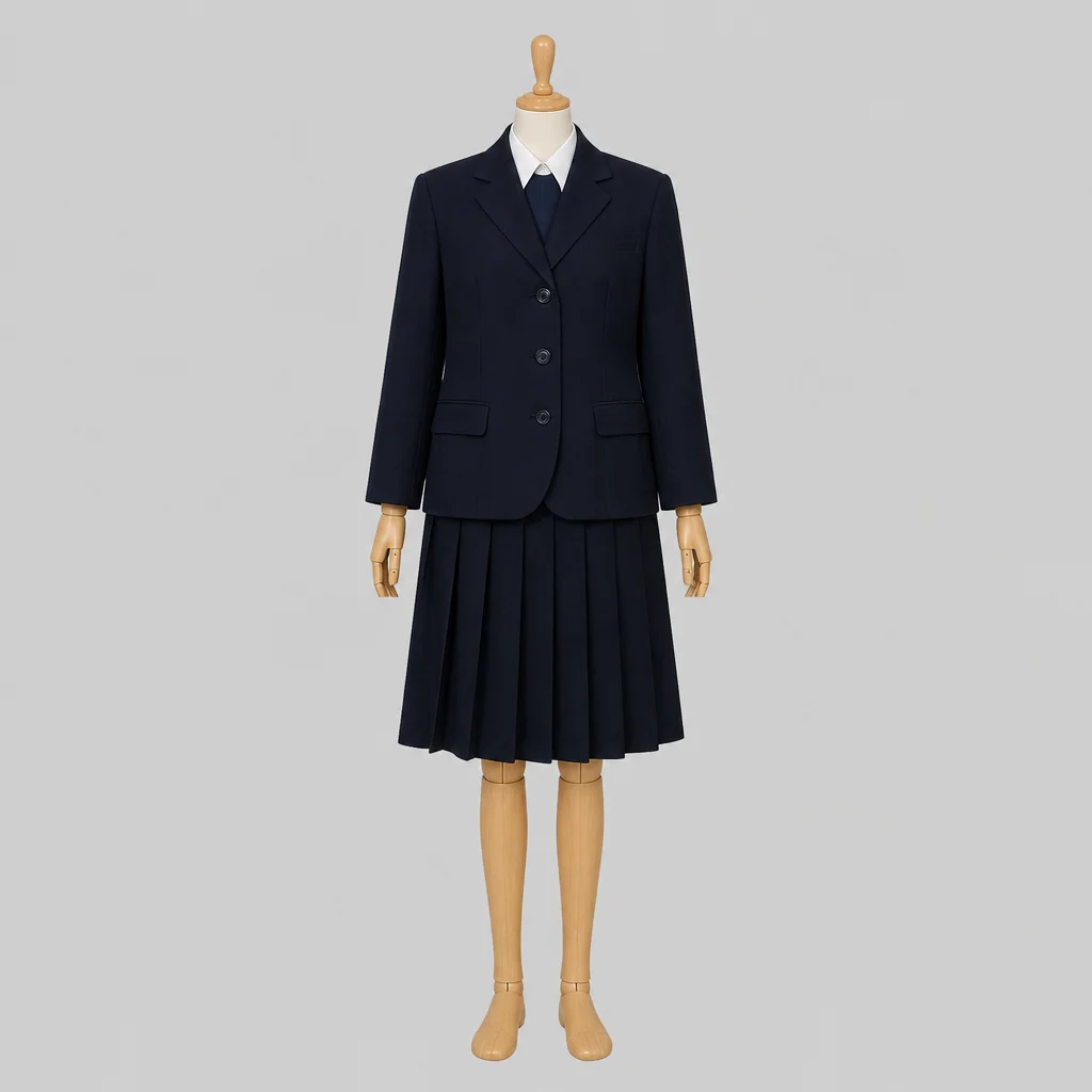 新城高校の制服のイメージ