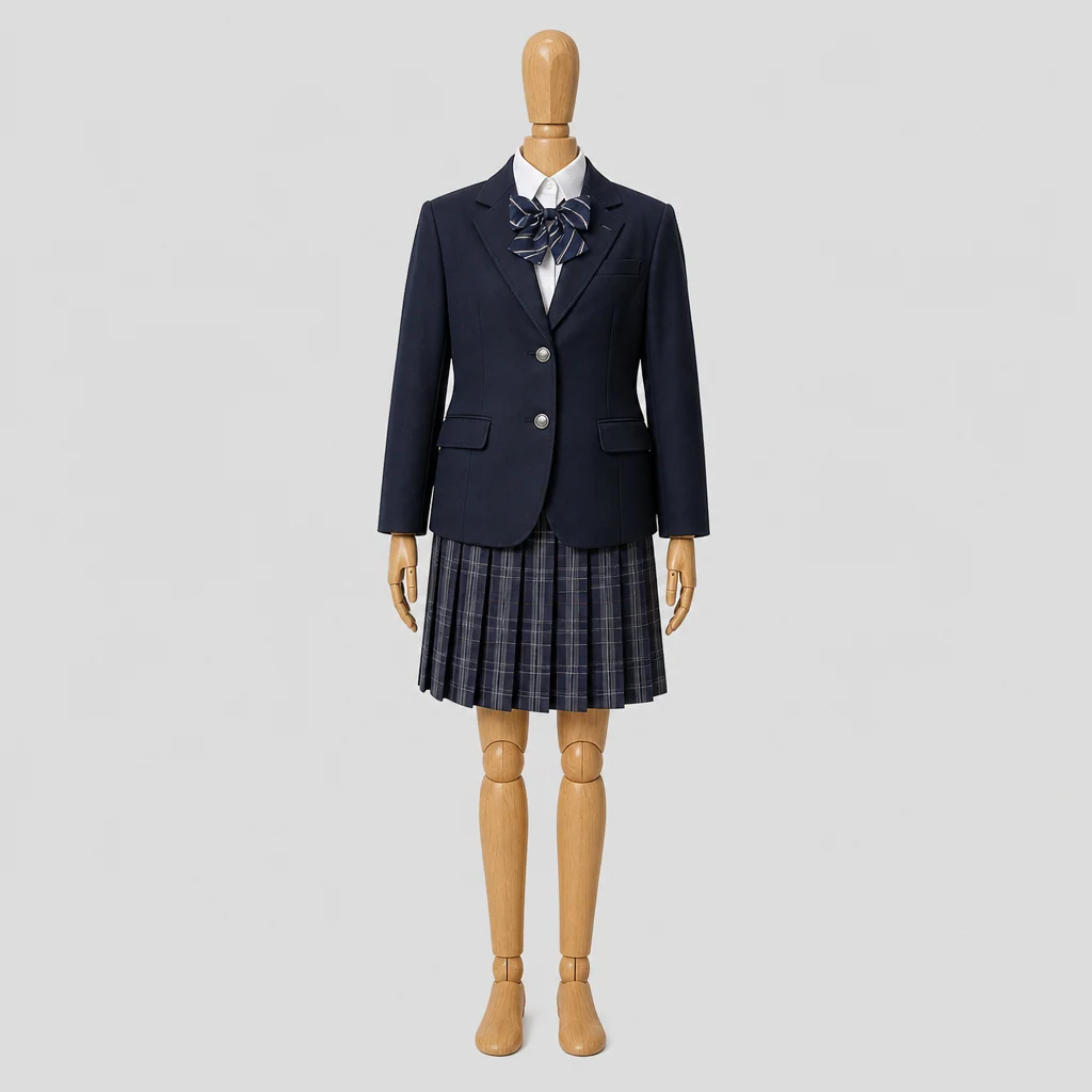 厚木西高校の制服のイメージ