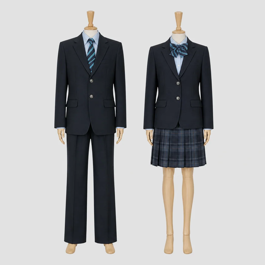 有馬高校の制服のイメージ