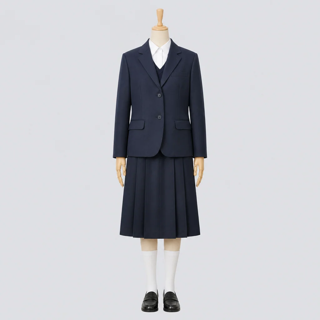 横浜雙葉高校の制服のイメージ