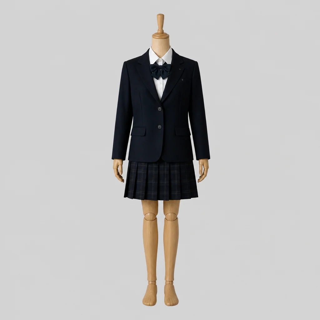 白根高校の制服のイメージ