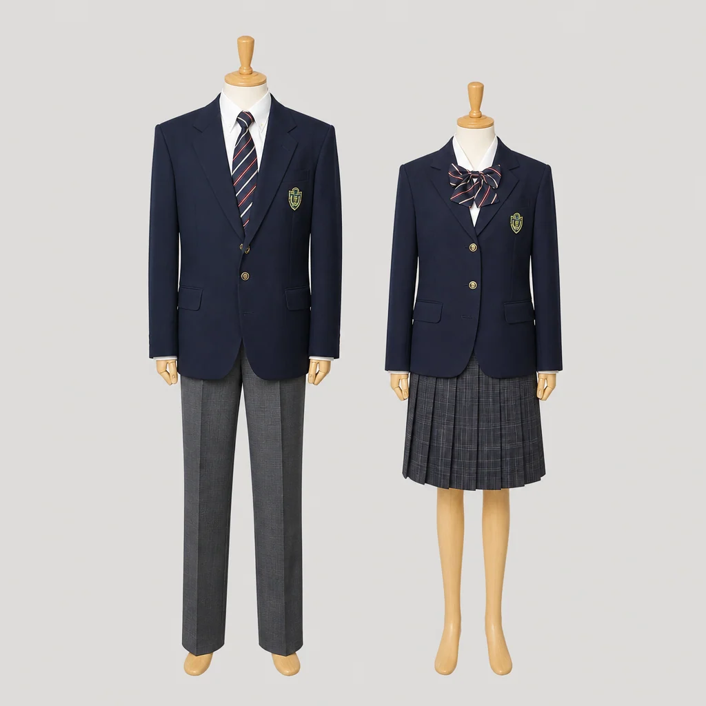 有恒高校の制服のイメージ