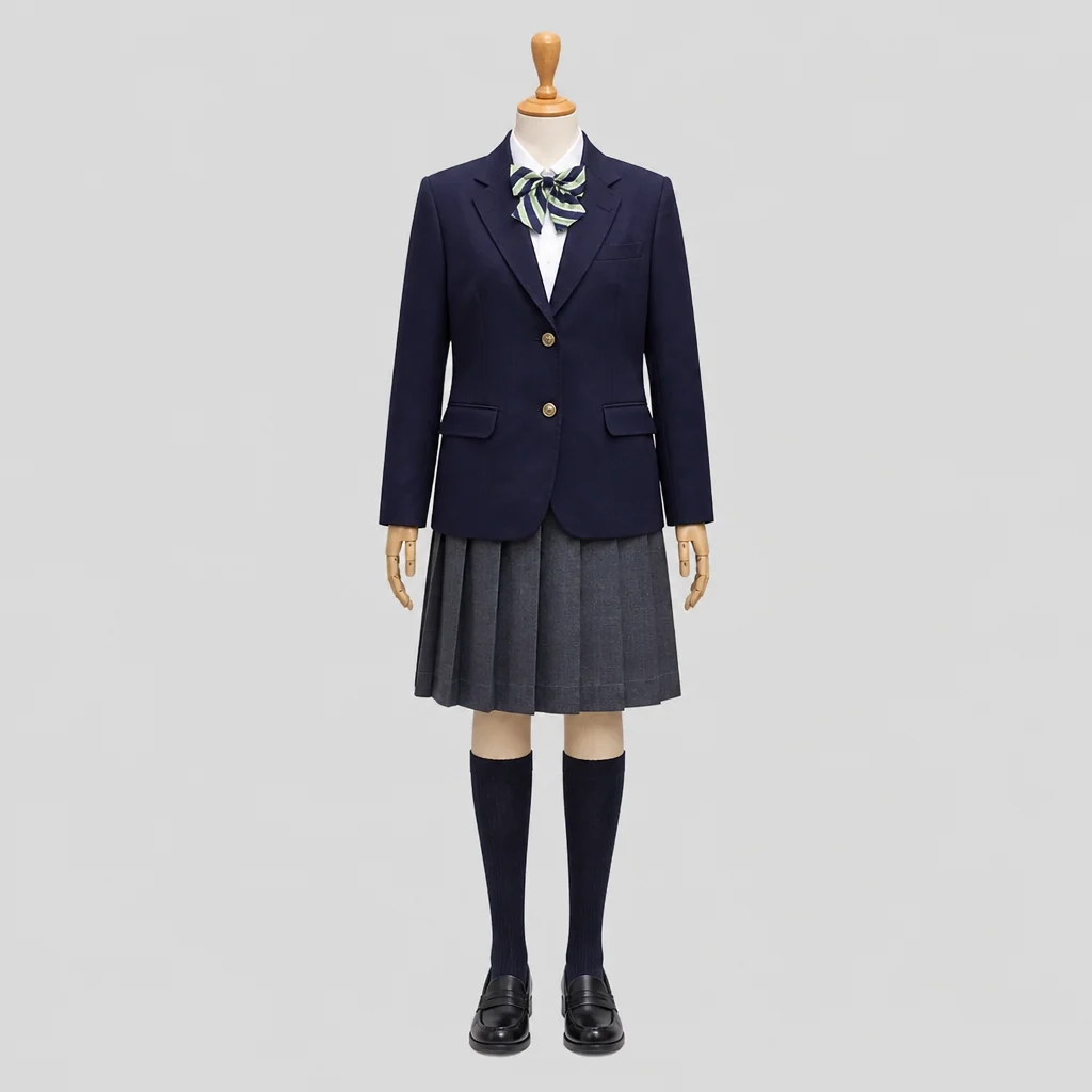 阿賀黎明高校の制服のイメージ