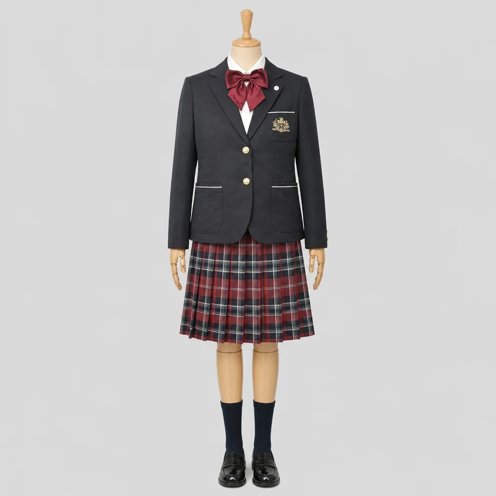 新潟清心女子高校の制服のイメージ