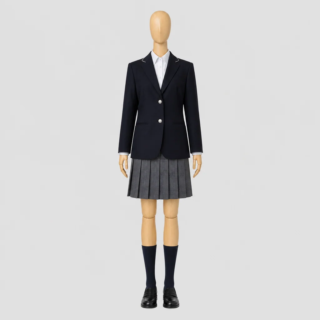 入善高校の女子の制服のイメージ