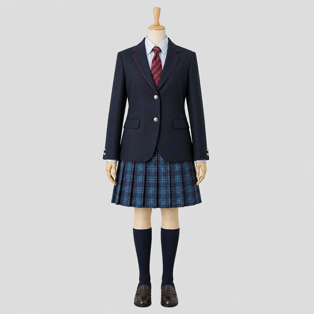 高岡龍谷高校の制服のイメージ