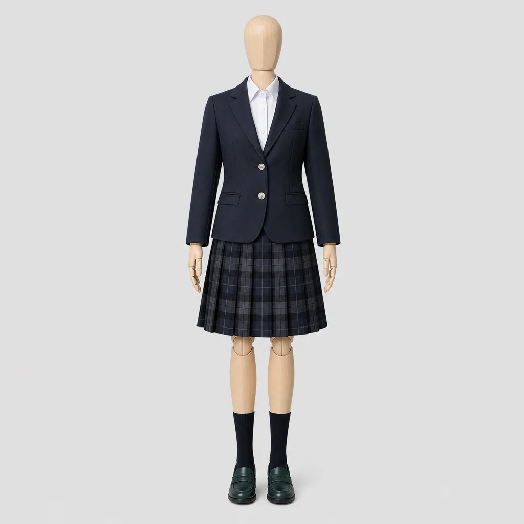 小松市立高校の制服のイメージ