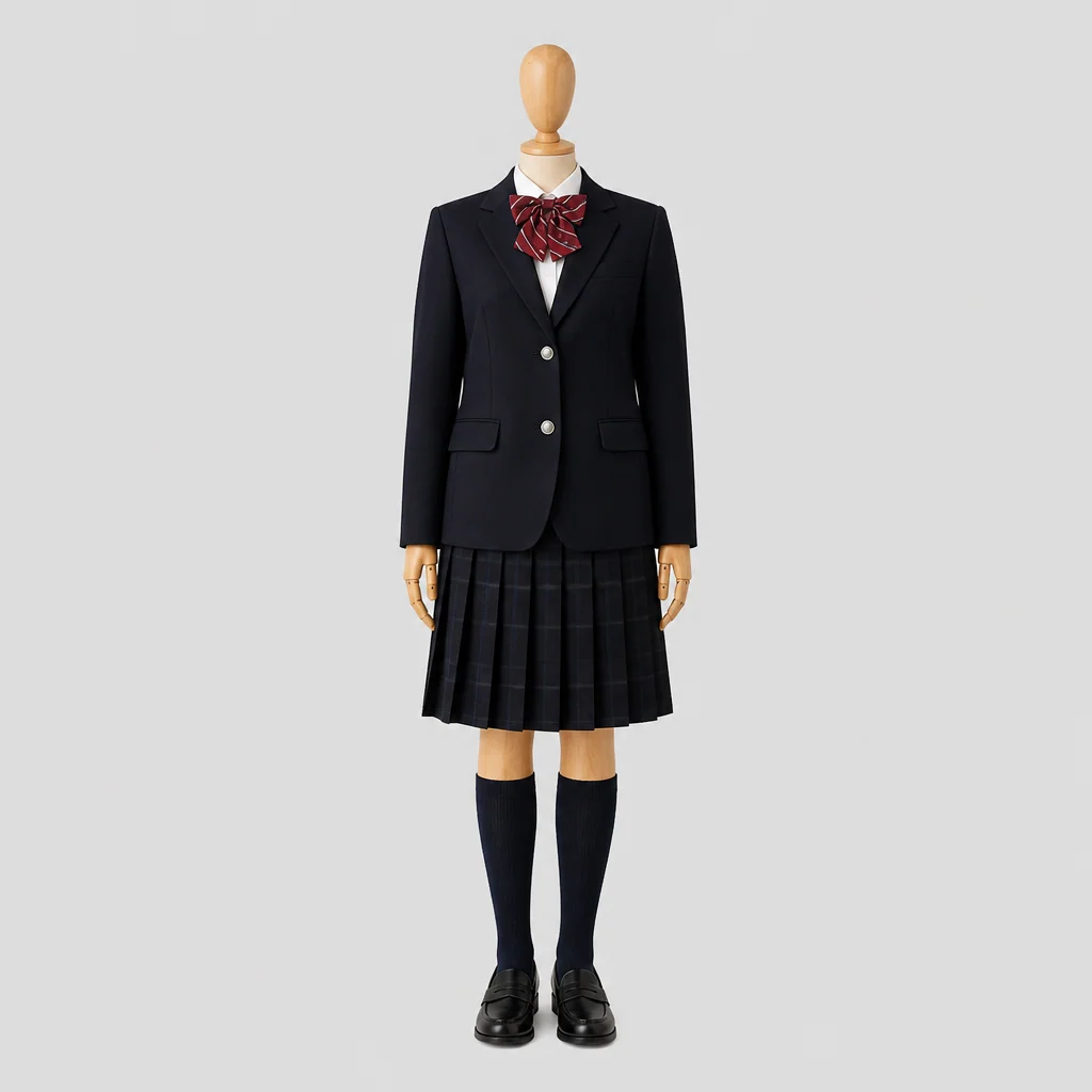 富士河口湖高校の制服のイメージ