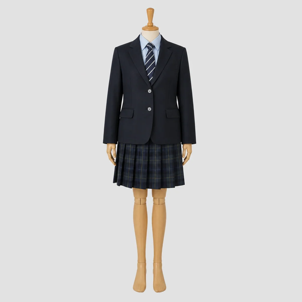 都留興譲館高校の制服のイメージ