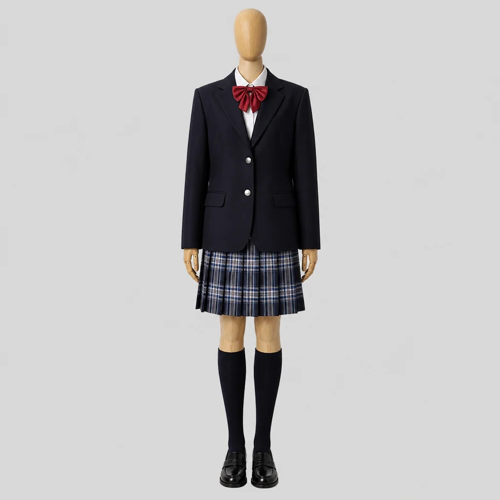 長野県上田高校の制服のイメージ
